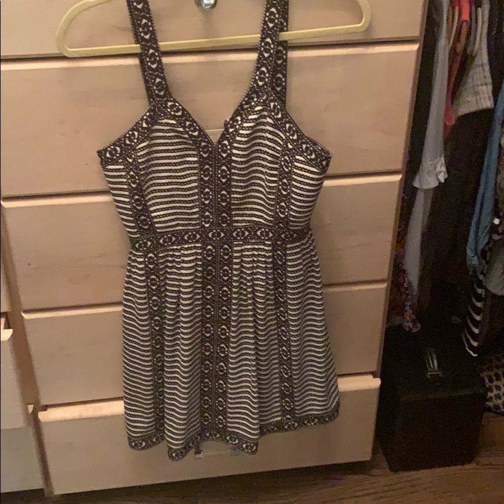 BCBG fit and flare silk dress new with tags